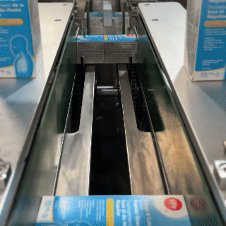 cartoning machine Discharge & Quality Inspection