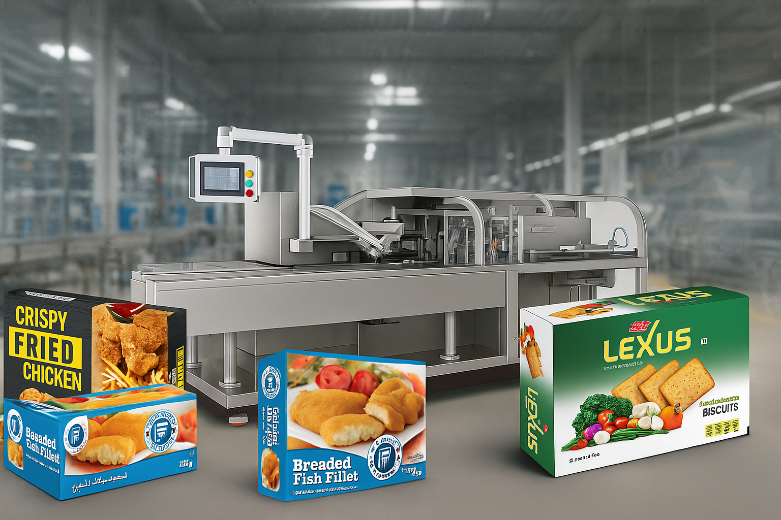 food cartonging machine